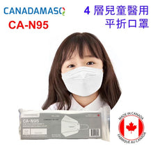 Load image into Gallery viewer, CANADAMASQ CA-N95 4 Ply Flat-Fold Respirator - (10 PCS) Made in Canada -White

