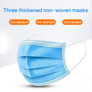 Fluid-Resistant Face Mask- 3 ply FDA, CE, ISO 13485 (Box of 50 pc)