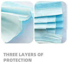 Load image into Gallery viewer, Fluid-Resistant Face Mask- 3 ply FDA, CE, ISO 13485 (Box of 50 pc)