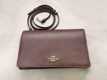 Load image into Gallery viewer, COACH - Fold-over Crossbody Wallet With Belt