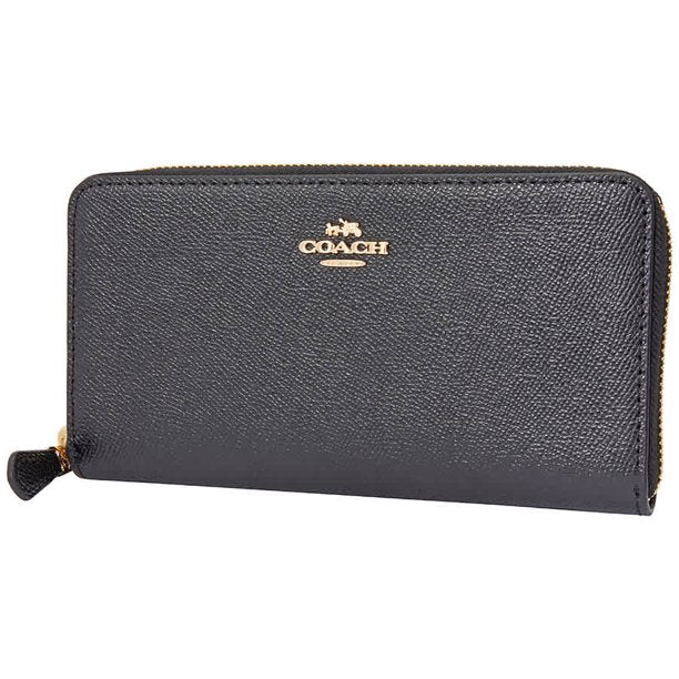 COACH - Accordion Zip Wallet-Black