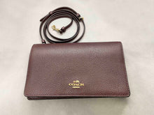 Load image into Gallery viewer, COACH - Fold-over Crossbody Wallet With Belt
