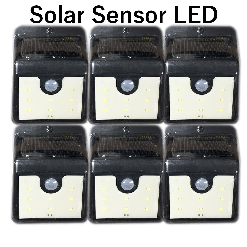 Solar Motion-Activated Outdoor LED Light (COB-20) X 6 PACK