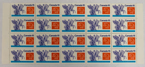 Collection of Stamps - Universal Postal Union Centenary #649 Canada 15¢ 1974