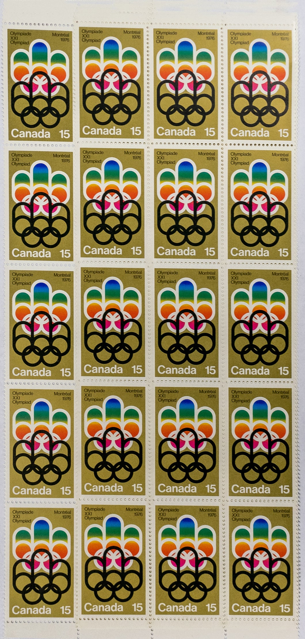Collection of Stamps - Olympic Games of 1976 - Montreal