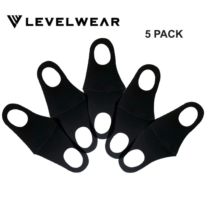 Levelwear 5 PK Fashion Mask -Special Price  !